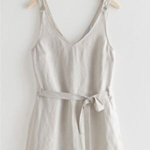 & Other Stories Cream linen Romper